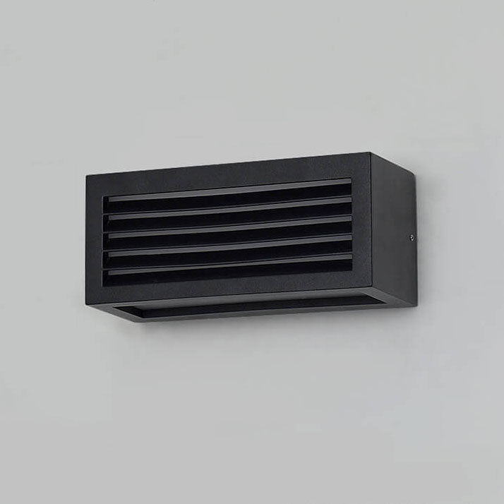 مصباح حائط LED خارجي مقاوم للماء من الألومنيوم مربع حديث