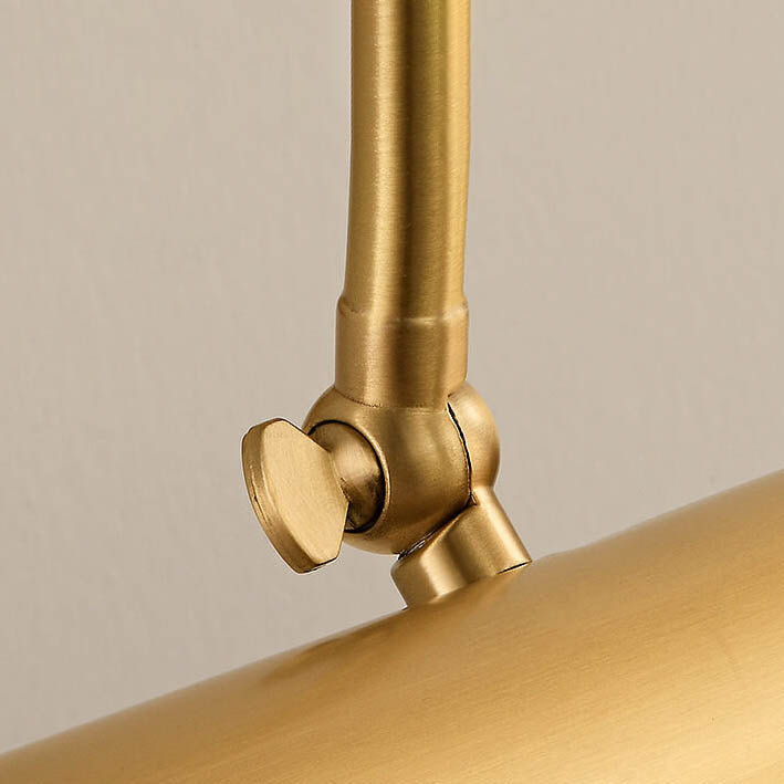 Nordic Modern Minimalist Cylindrical All-Copper 2 Light Vanity Light Wall Sconce Lamp