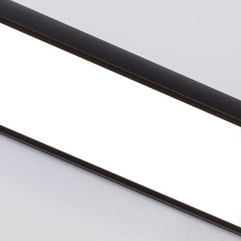 Modern Minimalist Aluminum Acrylic Waterproof Long Outdoor Indoor LED Wall Sconce Lamp