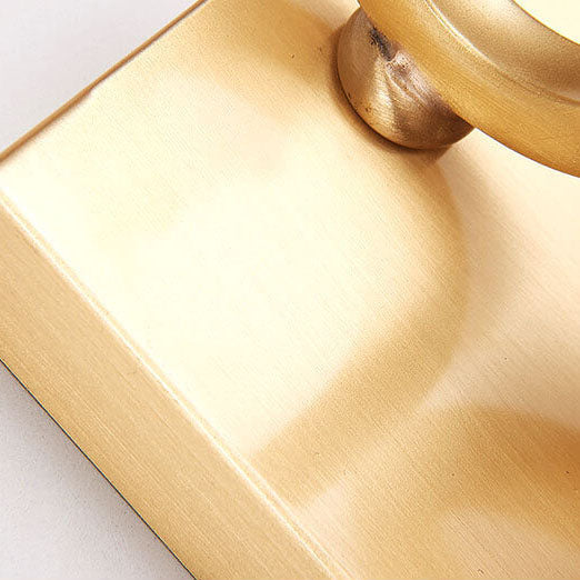 مصباح حائطي معاصر فاخر من النحاس والزجاج، مزود بغطاء أنبوبي، مزود بثلث ضوء، لغرفة المعيشة