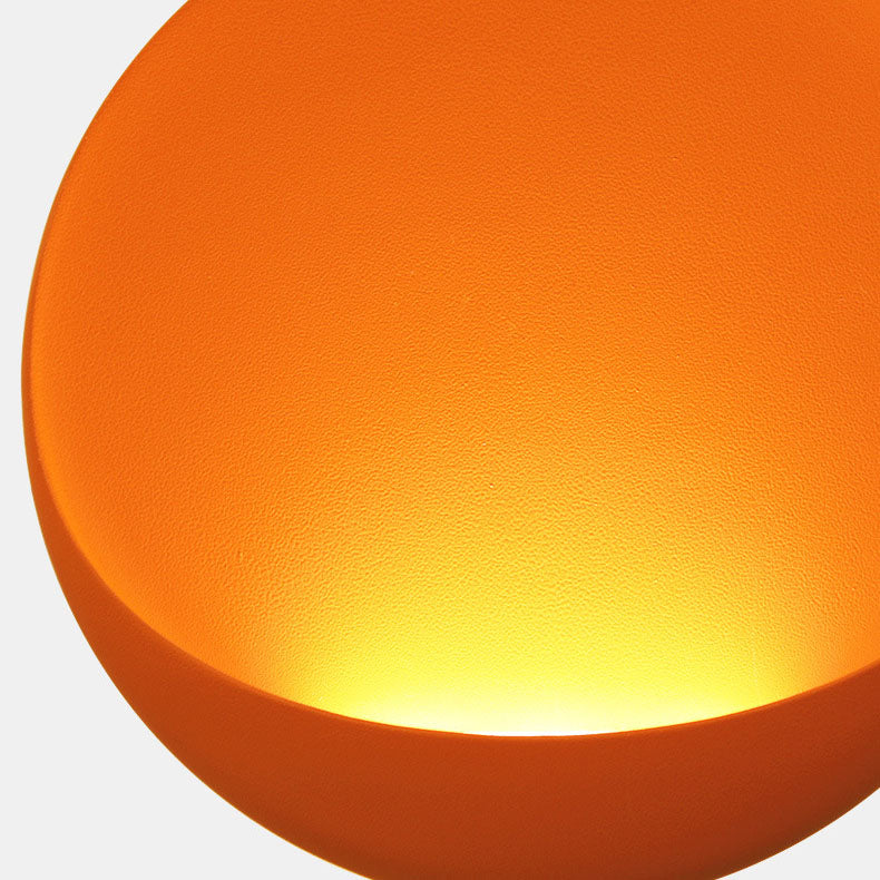 مصباح حائط LED دائري من الألومنيوم بتصميم عصري وبسيط