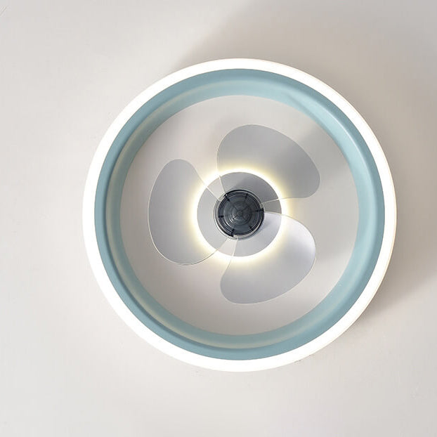 مروحة إضاءة LED خفيفة الوزن وحديثة من الأكريليك