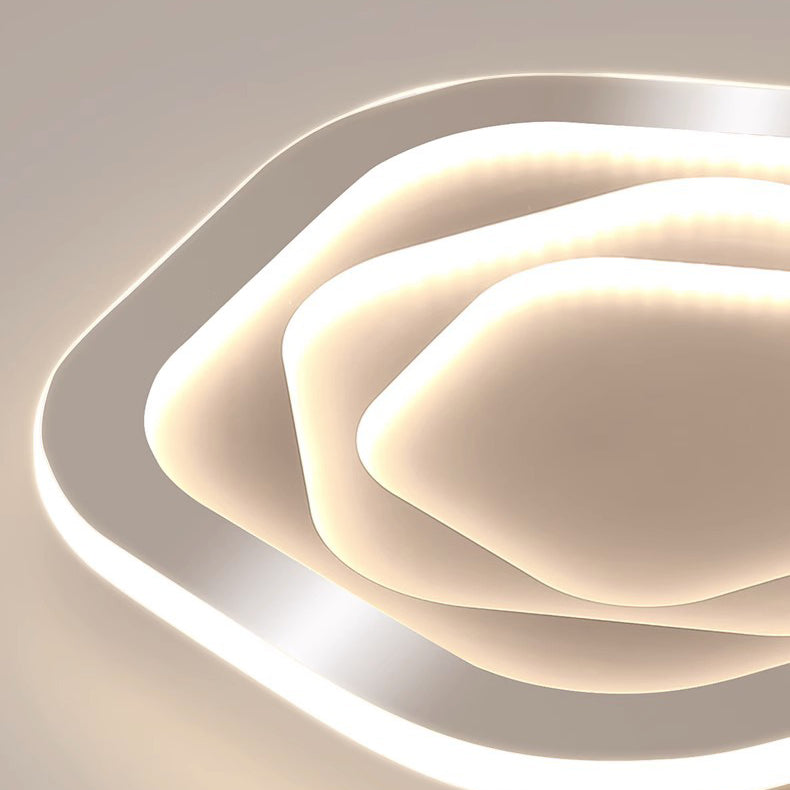 مصباح سقف LED بتصميم بسيط معاصر على شكل زهرة وردة من الحديد لغرفة المعيشة