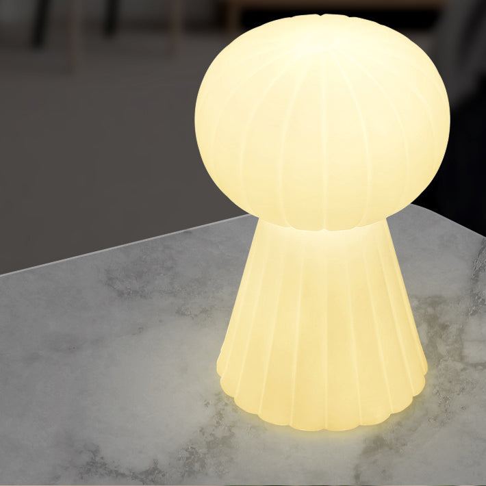 Modern Minimalist Column Geometric PE Shape RGB LED Table Lamp For Bedroom