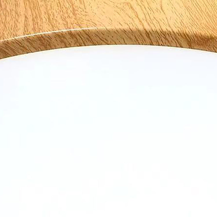 寝室用コンテンポラリースカンジナビアラウンドPVCアイアンLEDフラッシュマウントシーリングライト