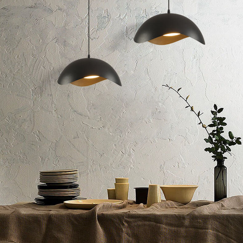 Nordic Minimalist Dome Wave Design LED Pendant Light