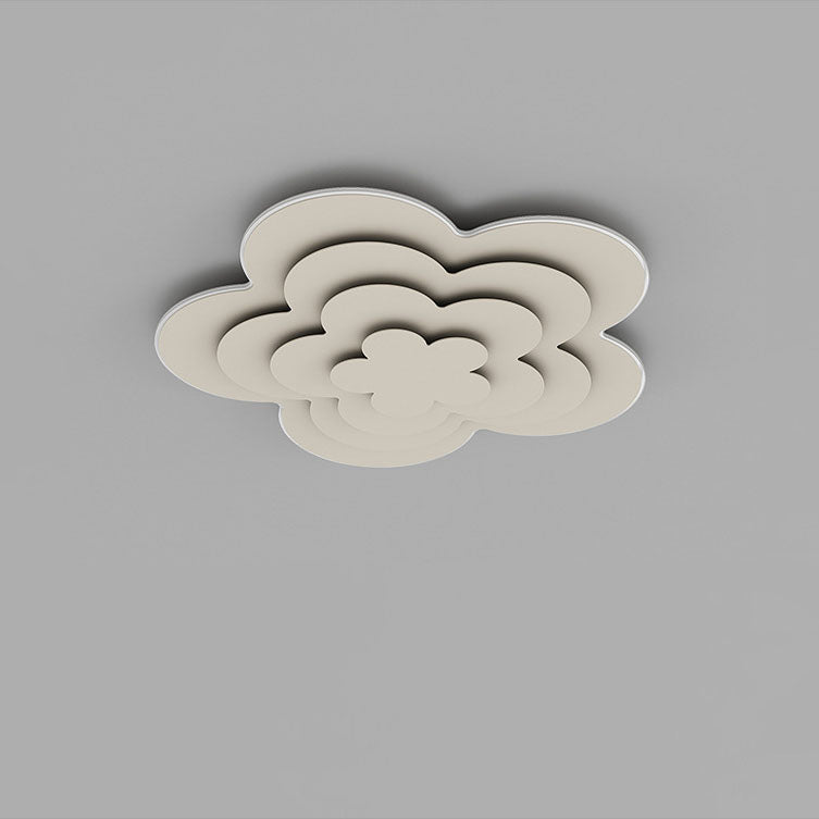 Modern Creative Flower Petal Acrylic LED Flush Mount Lighting