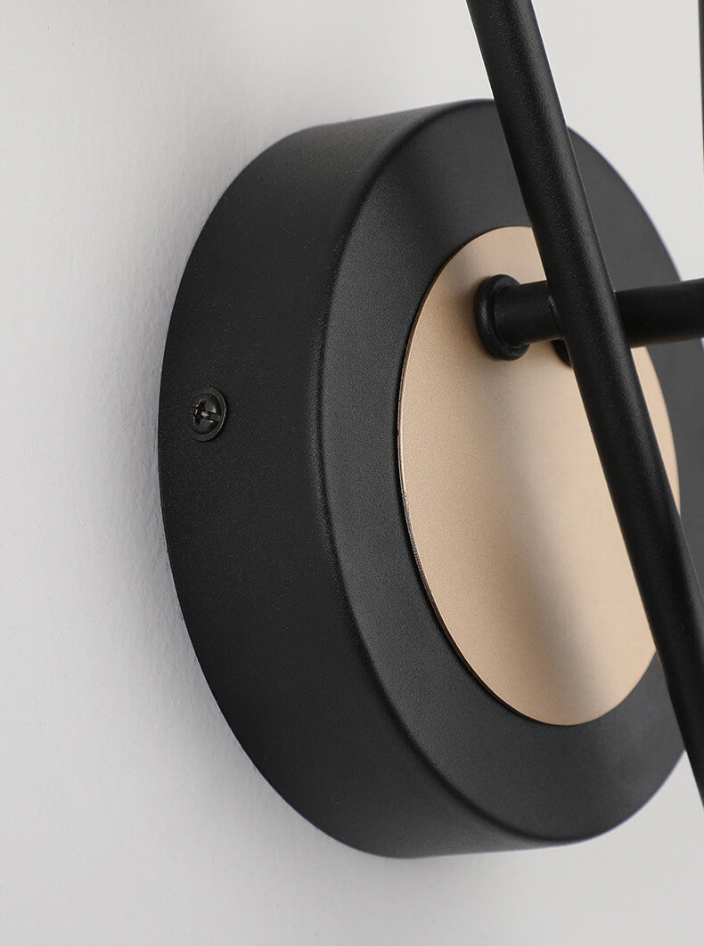 مصباح حائط LED حديث قابل للدوران مصنوع من الأكريليك بنصف ضوء