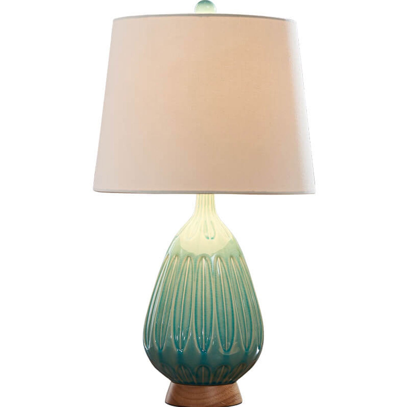 Modern Minimalist Light Luxury Ceramic 1-Light Table Lamp