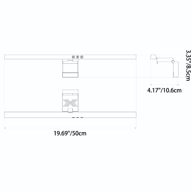 Computer Laptop Monitor Anti Blue Light E-Reading LED USB Screen Lamp