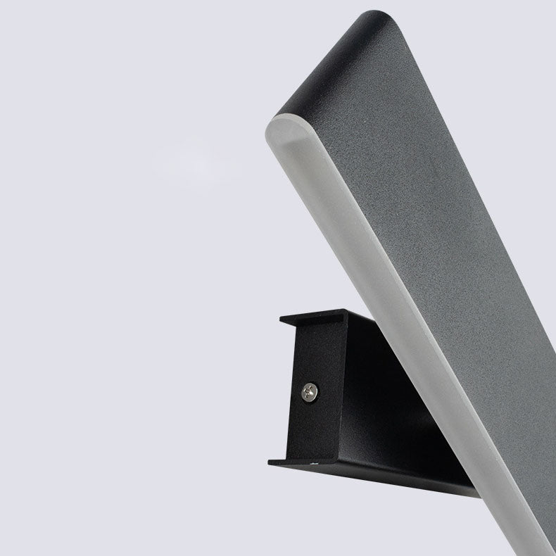 مصباح حائط LED مستطيل الشكل مصنوع من الألومنيوم والأكريليك بتصميم عصري وبسيط