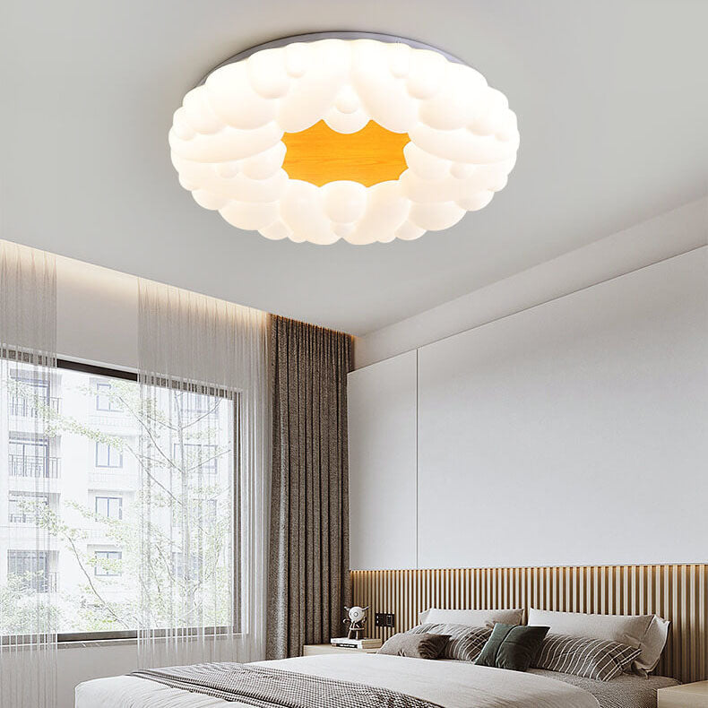 Scandinavian Modern Minimalist Acrylic Children's LED Flush Mount Ceiling Light