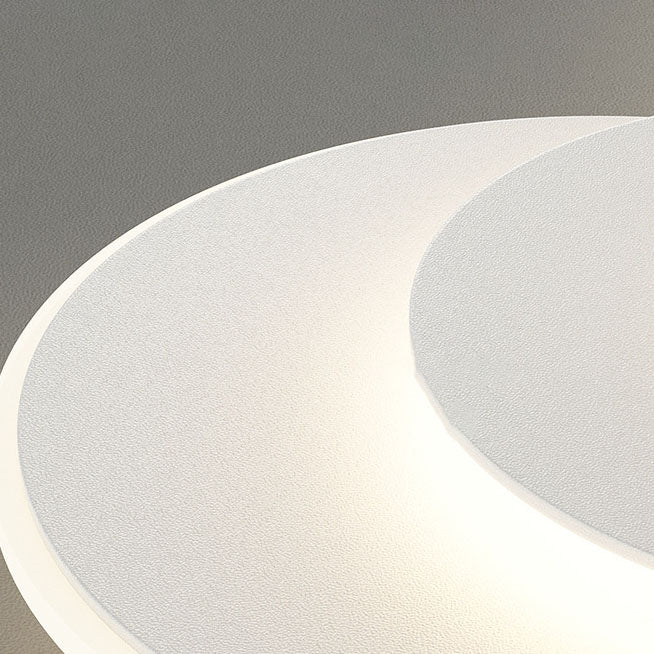 Modern Creative Flower Petal Acrylic LED Flush Mount Lighting