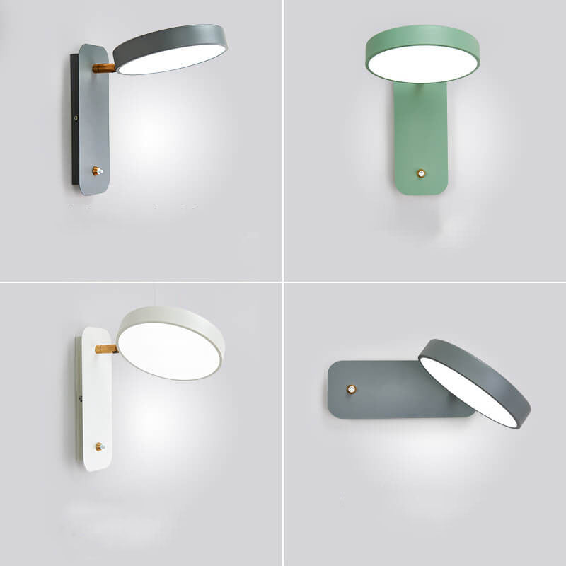 Nordic Macaron LED Rotatable Wall Sconce Lamps