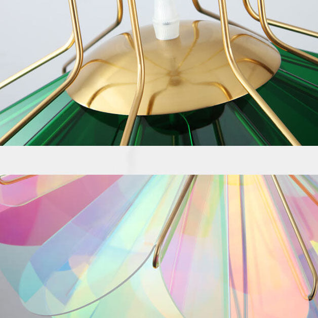 Modern Rose Petal 1-Light LED Pendant Light