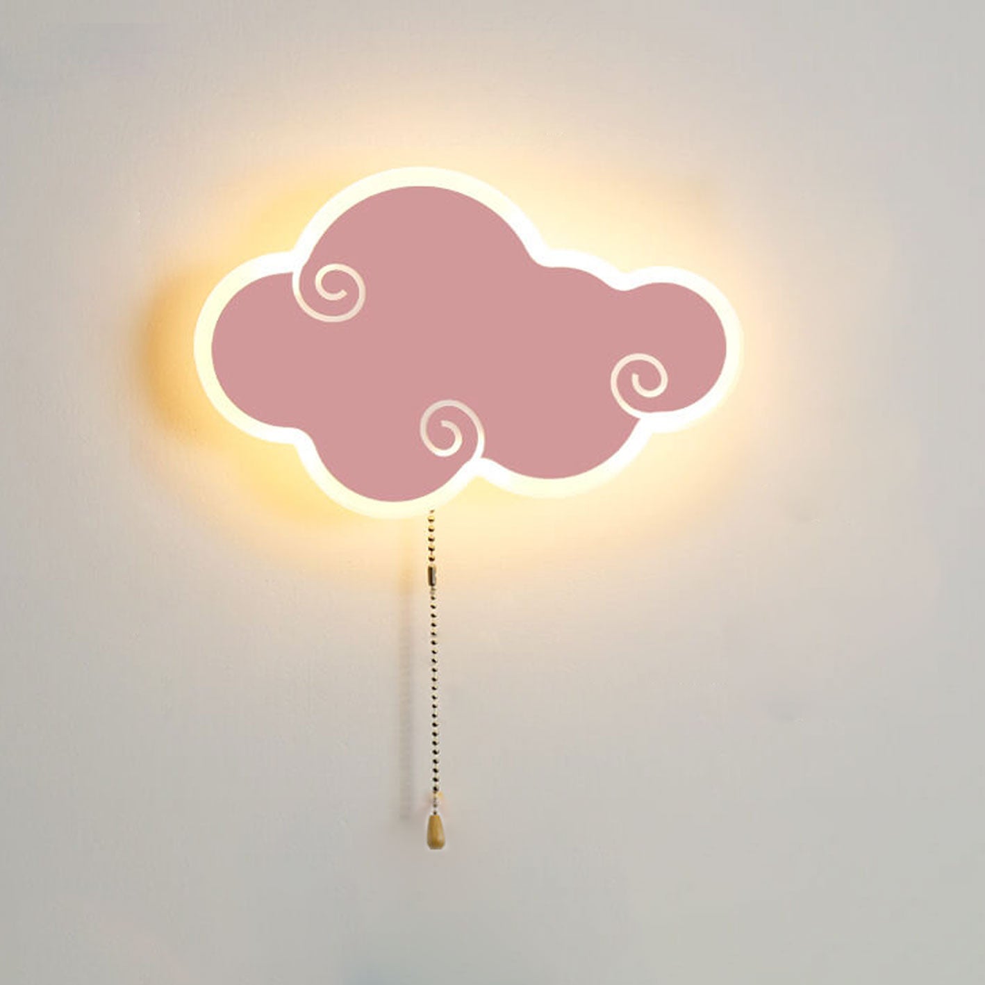 مصباح حائط LED بتصميم رسوم متحركة سحابية بسيطة وحديثة من الشمال