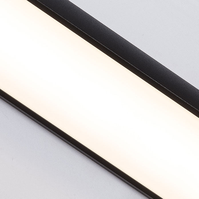 Contemporary Industrial Waterproof Aluminum Rectangular Frame Acrylic LED Wall Sconce Lamp For Outdoor Patio