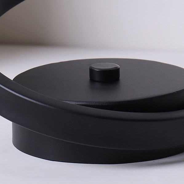 Modern Minimalist Curved Shape Ball Iron Acrylic LED Table Lamp