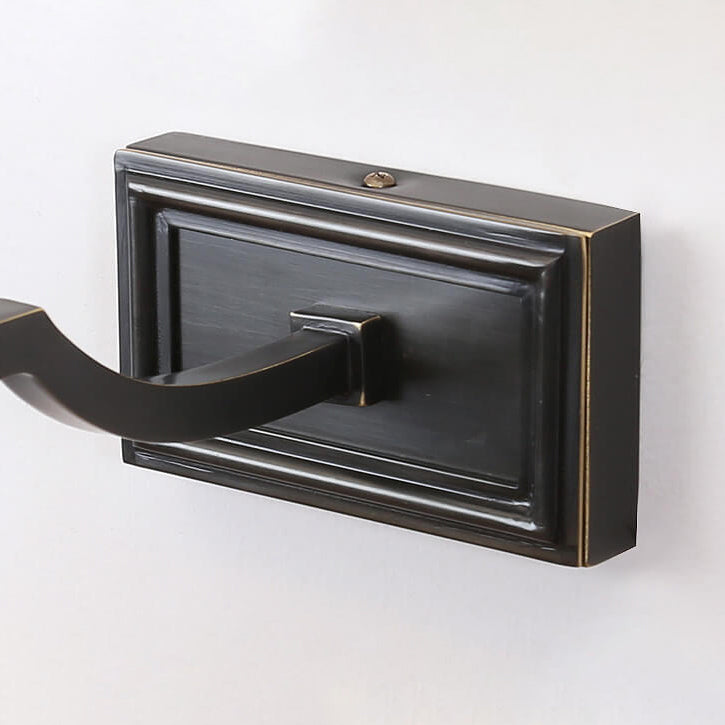 مصباح حائط بتصميم عصري بسيط مصنوع من النحاس والزجاج مزود بشريطين من الضوء