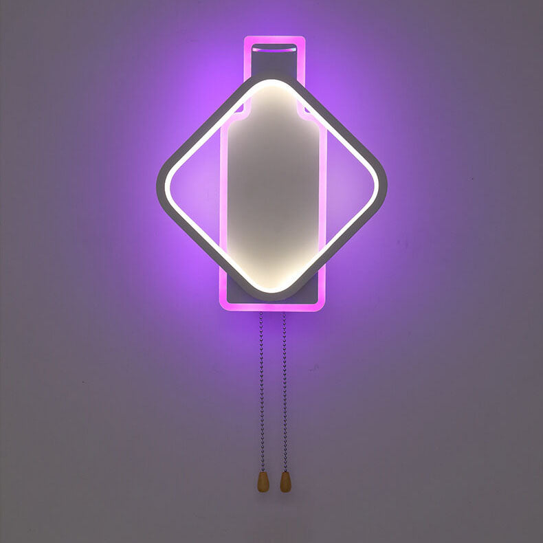 مصباح حائط LED مربع ملون إبداعي حديث