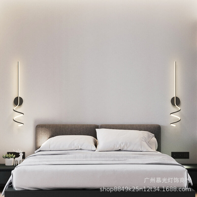 Minimalist Creative Arcs Lines 1-Light LED Wall Sconce Lamp