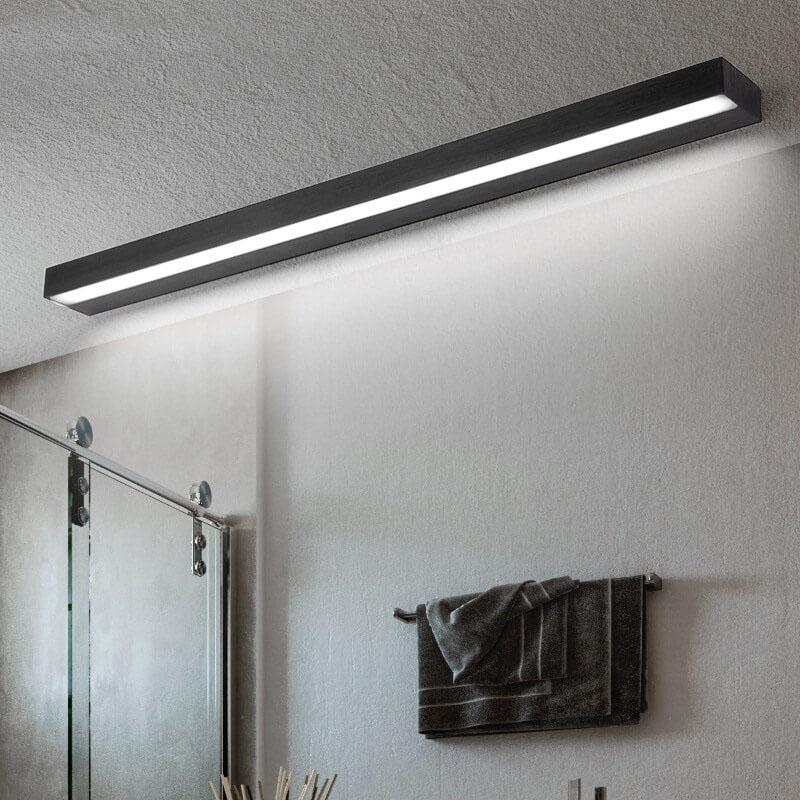 مصباح أمامي للمرآة من الألومنيوم LED من Nordic Linear مزود بمصباح واحد