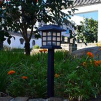 Solar Square Lantern LED Outdoor Waterproof Garden Ground Plug Light