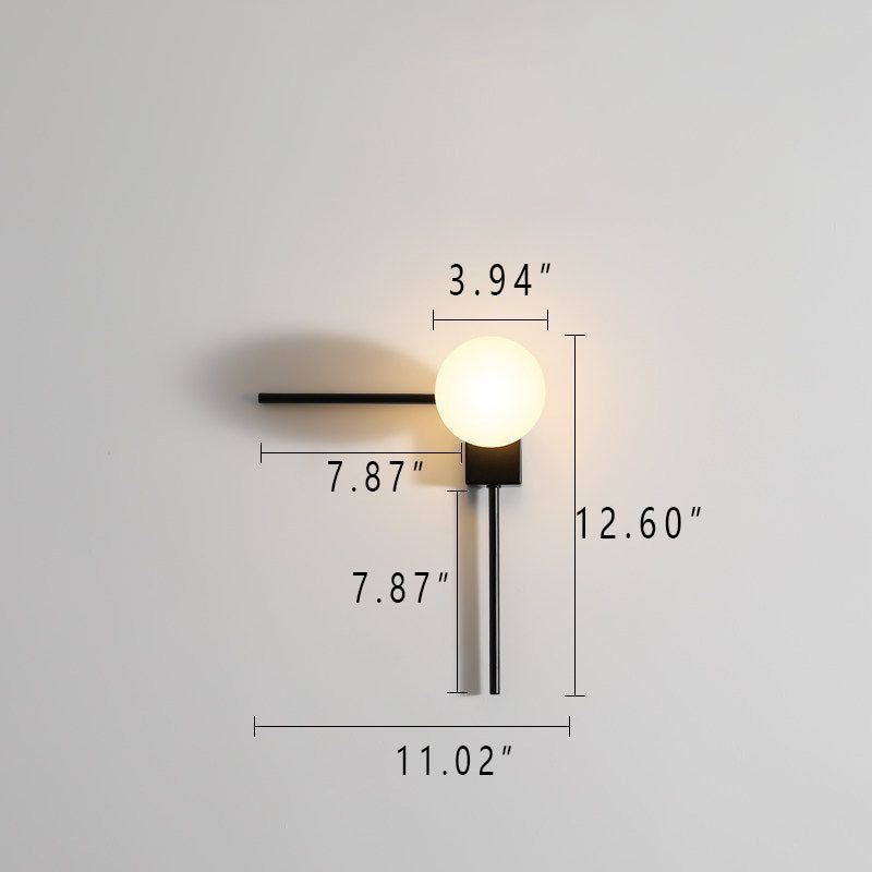 Nordic Industrial Retro Combination Graphic 1-Light Wall Sconce Lamp