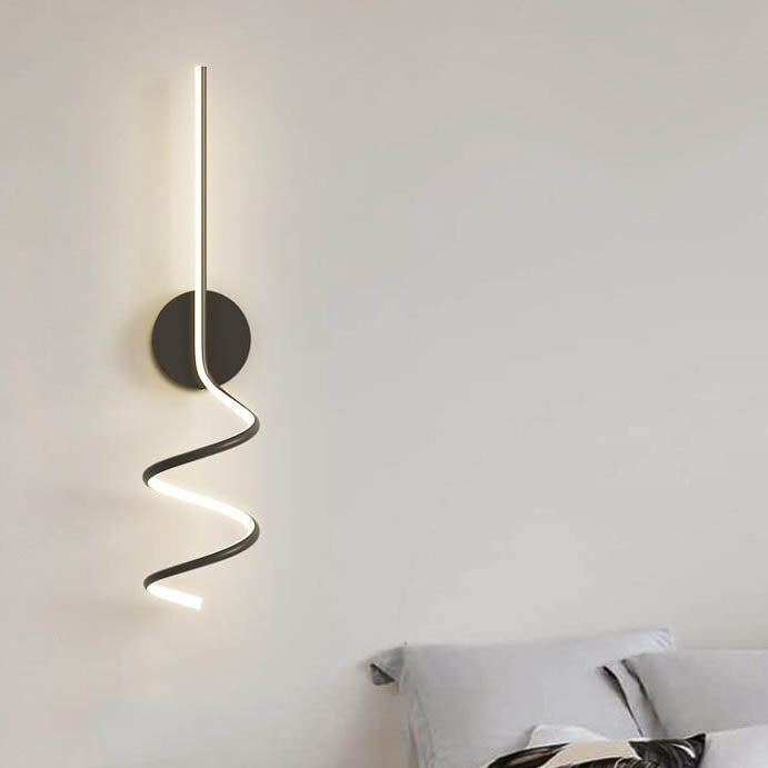 Minimalist Creative Arcs Lines 1-Light LED Wall Sconce Lamp