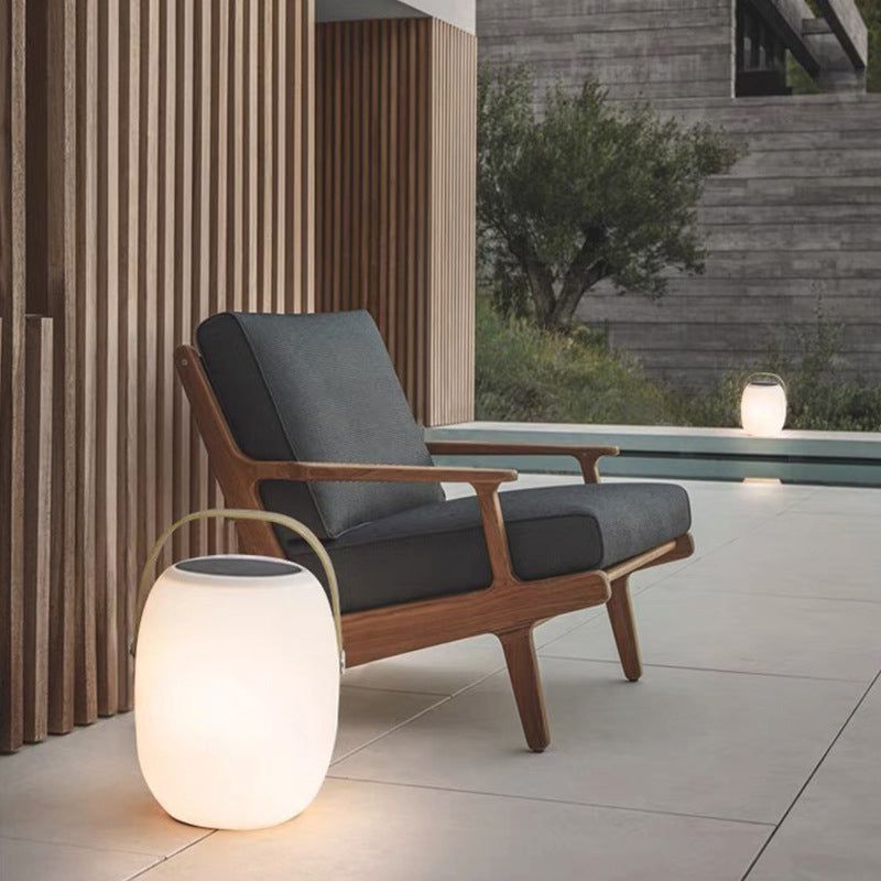 Solar PE Portable Basket LED Outdoor Waterproof Decorative Light