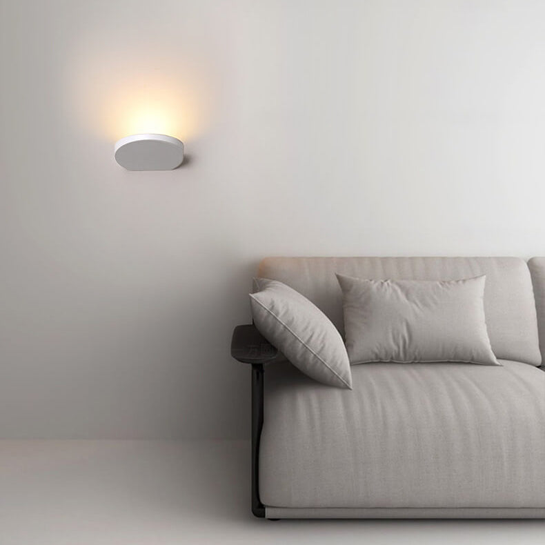مصباح حائط LED قرصي بسيط مزود بإضاءة واحدة