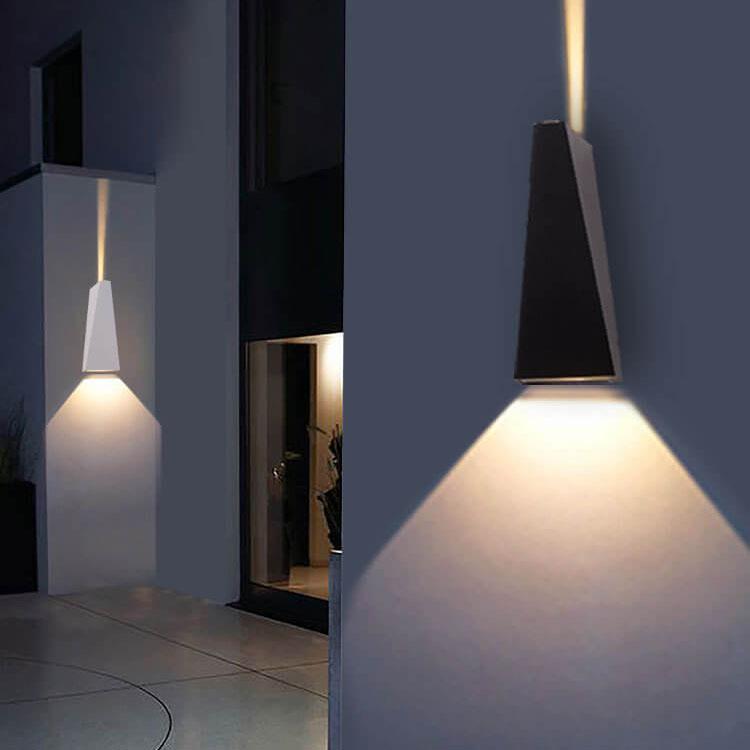 مصباح حائط LED شبه منحرف حديث وبسيط مزود بمصباحين