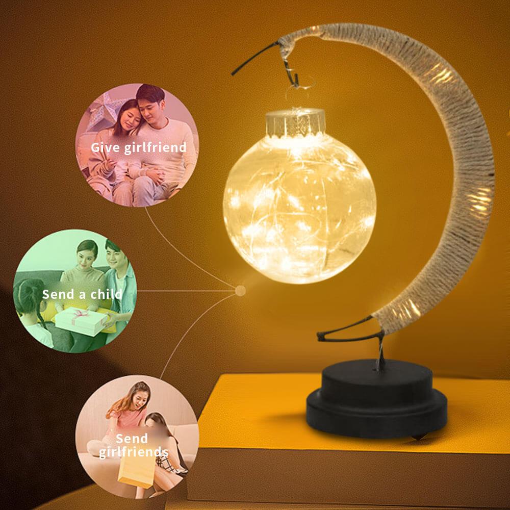 Wishing Ball Moon LED Night Light Decoration Table Lamp