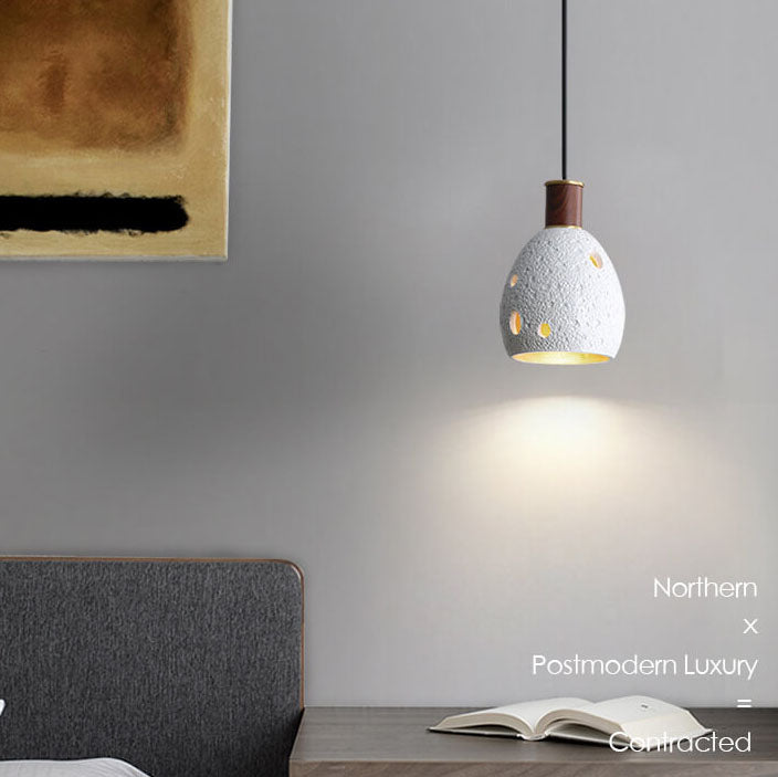 Creative Vintage Resin Dome 1-Light Pendant Light