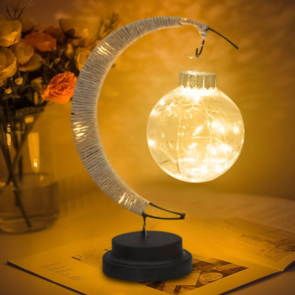 Wishing Ball Moon LED Night Light Decoration Table Lamp