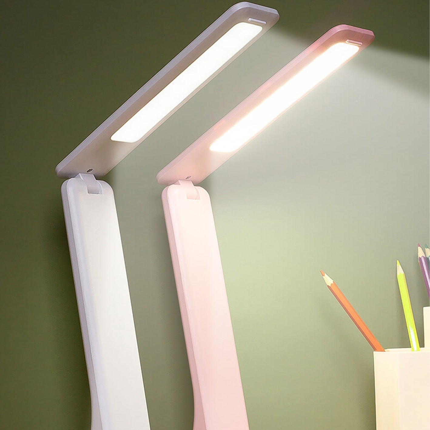 Modern Creative Folding Rechargeable Square LED Desk Lamp