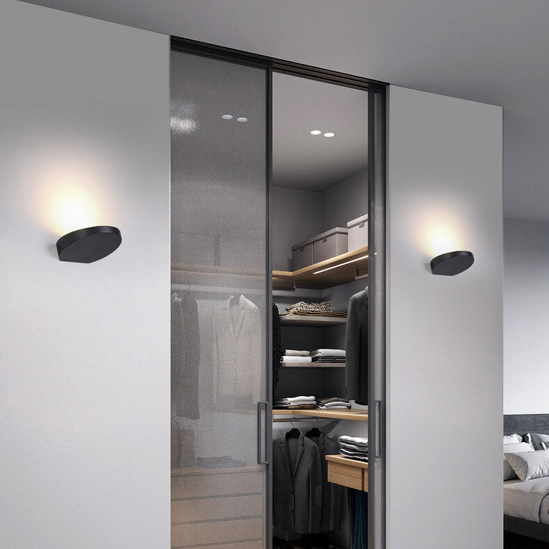 مصباح حائط LED قرصي بسيط مزود بإضاءة واحدة