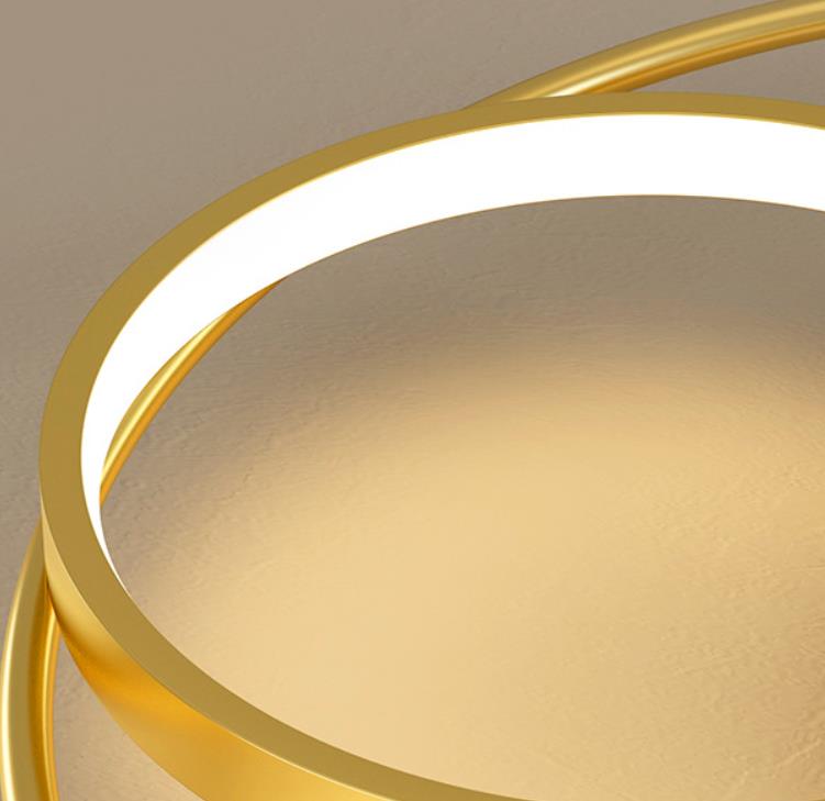 Creative Modern Circle Aluminum LED Flush Mount Ceiling Light