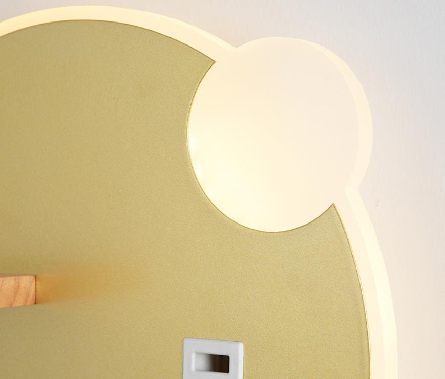 Modern Acrylic Phone Holder LED Creative Wall Sconce Lamp