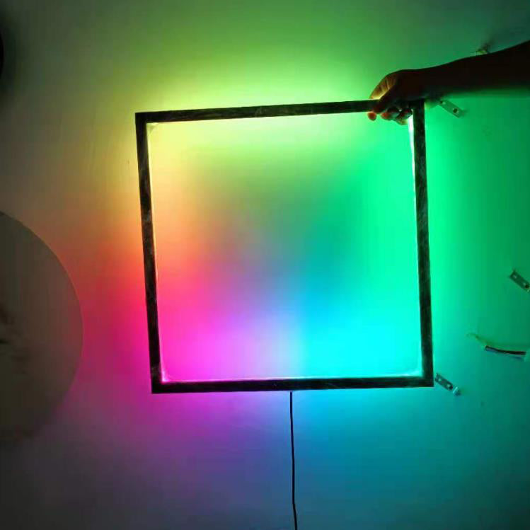Creative RGB Square Shape Aluminum LED Wall Sconce Lamp