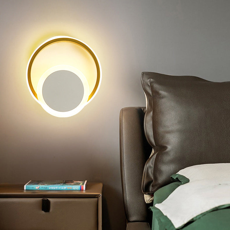 Nordic Simple Ring Combination Design LED Wall Sconce Lamp