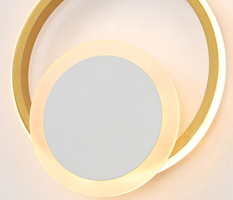 Nordic Simple Ring Combination Design LED Wall Sconce Lamp
