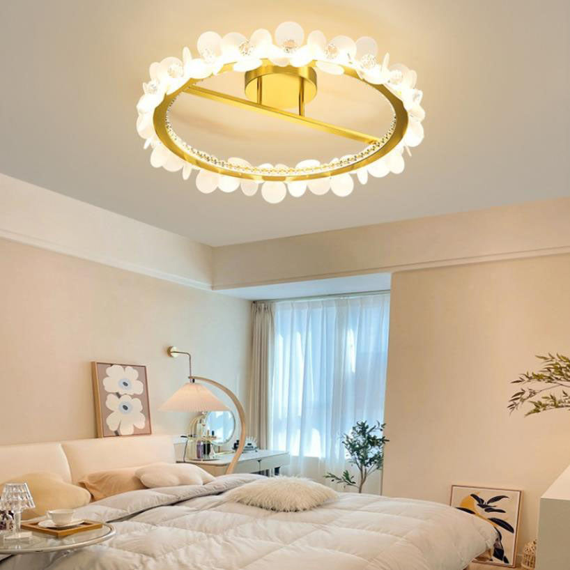 Modern Light Luxury Crown Children LED Flush Mount Ceiling Light