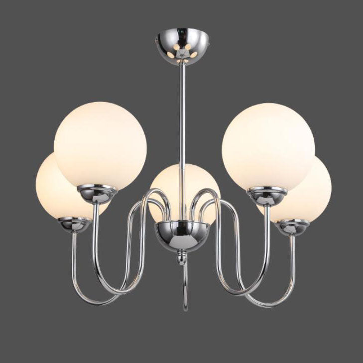 Modern Minimalist Vintage Round Ball 3/5/6/8-Light Island Light Chandelier