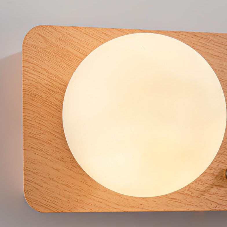 مصباح حائط LED دائري مربع من الحديد بتصميم إبداعي إسكندنافي