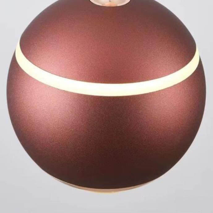 Modern Minimalist Round Ball Aluminum Glass LED Wall Sconce Lamp For Bedroom