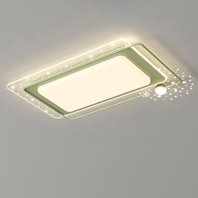 مصباح سقف LED مربع الشكل مصنوع من الأكريليك بتصميم إبداعي معاصر لغرفة المعيشة