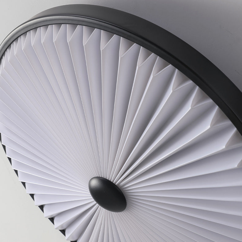 مصباح سقف LED دائري قابل للطي مصنوع من الحديد الإسكندنافي المعاصر لغرفة المعيشة