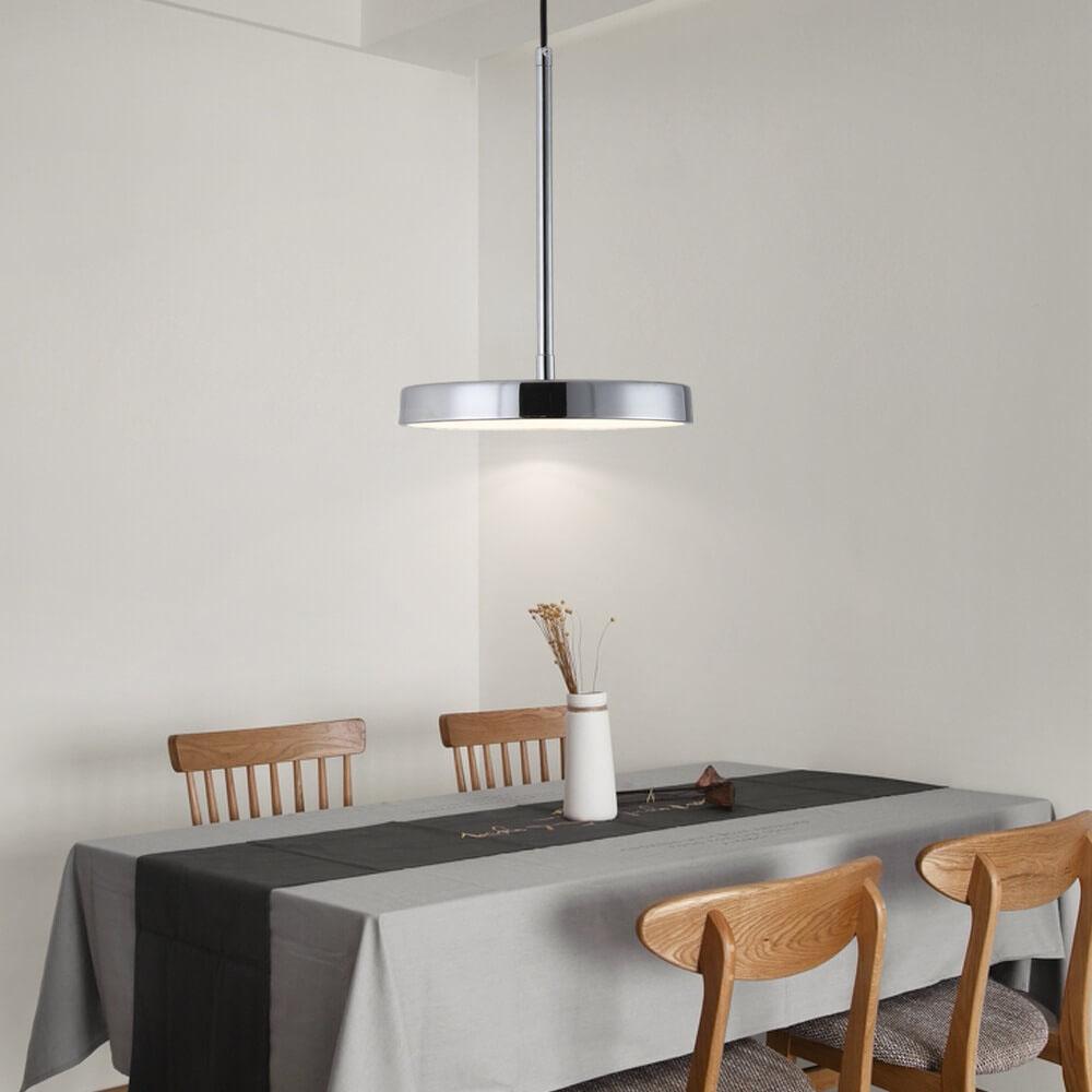 Modern Minimalist Drum Metal LED Pendant Light