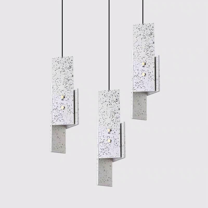 Nordic Colorful Cement Geometric 1-Light LED Pendant Light